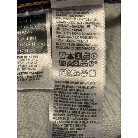 NWT Levis Womens Ribcage Wide Leg Jeans 33 High Rise Denim Blue *READ* - Picture 11 of 14